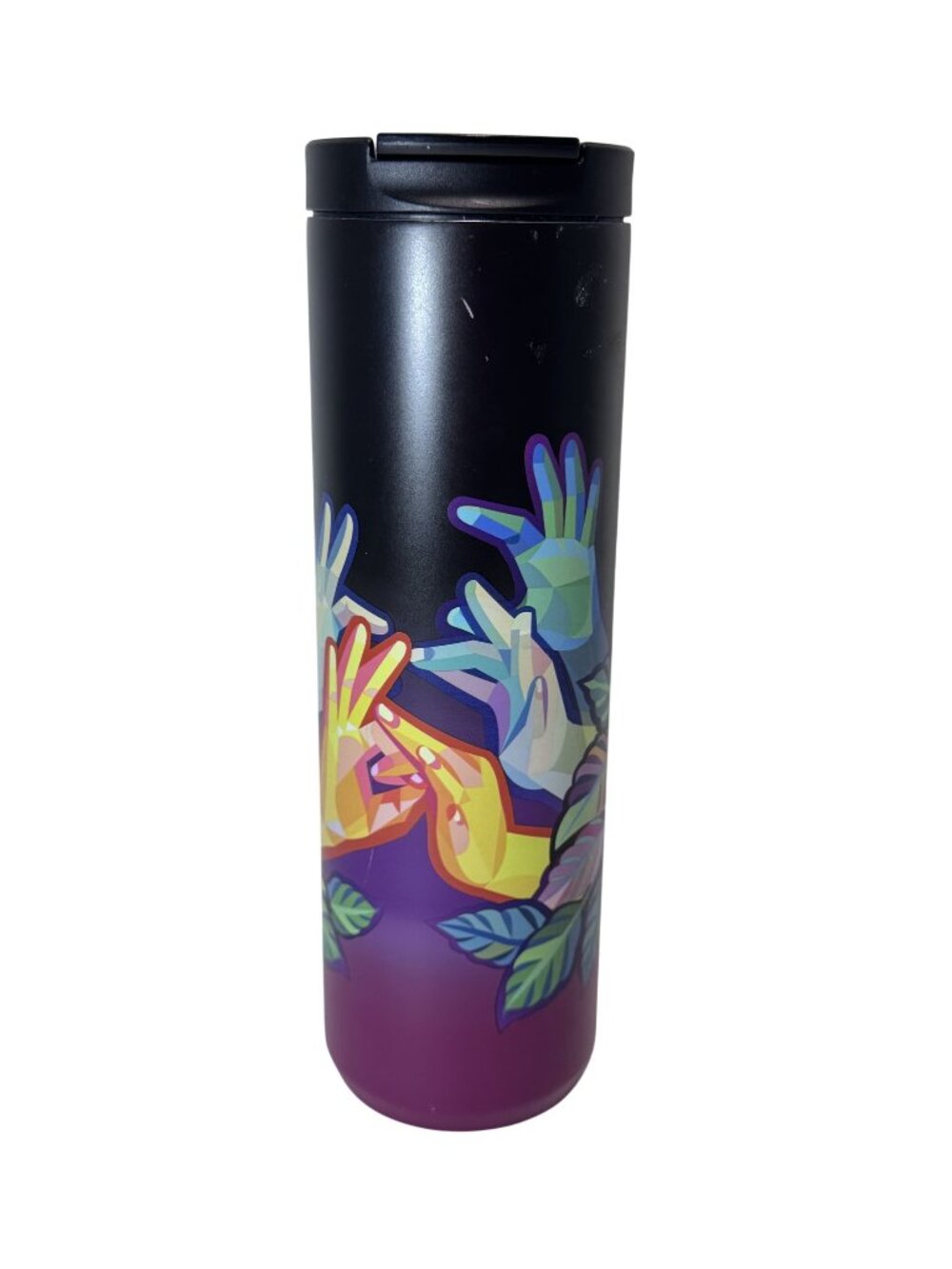 Starbucks Yiqiao Wang ASL Stainless Steel 16oz. Vacuum Insulated Tumbler